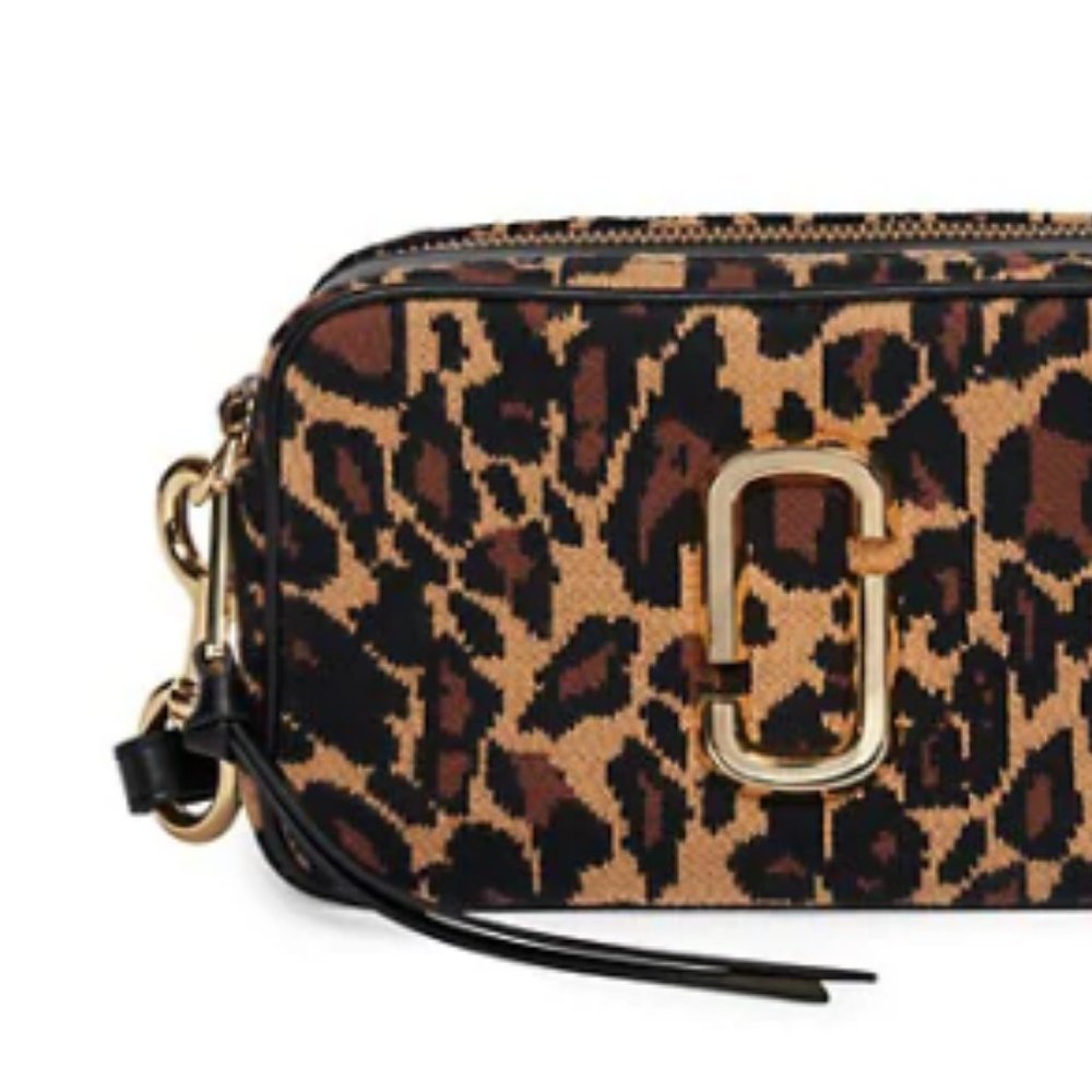The Softshot Leopard-Print Coated Canvas Camera
